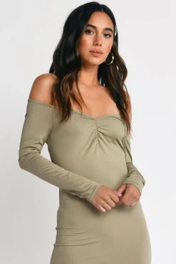 Tobi Griselda Off The Shoulder Bodycon Mini Dress -