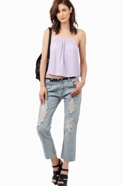 Tobi Hampton Distressed Jeans -