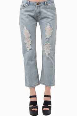 Tobi Hampton Distressed Jeans -