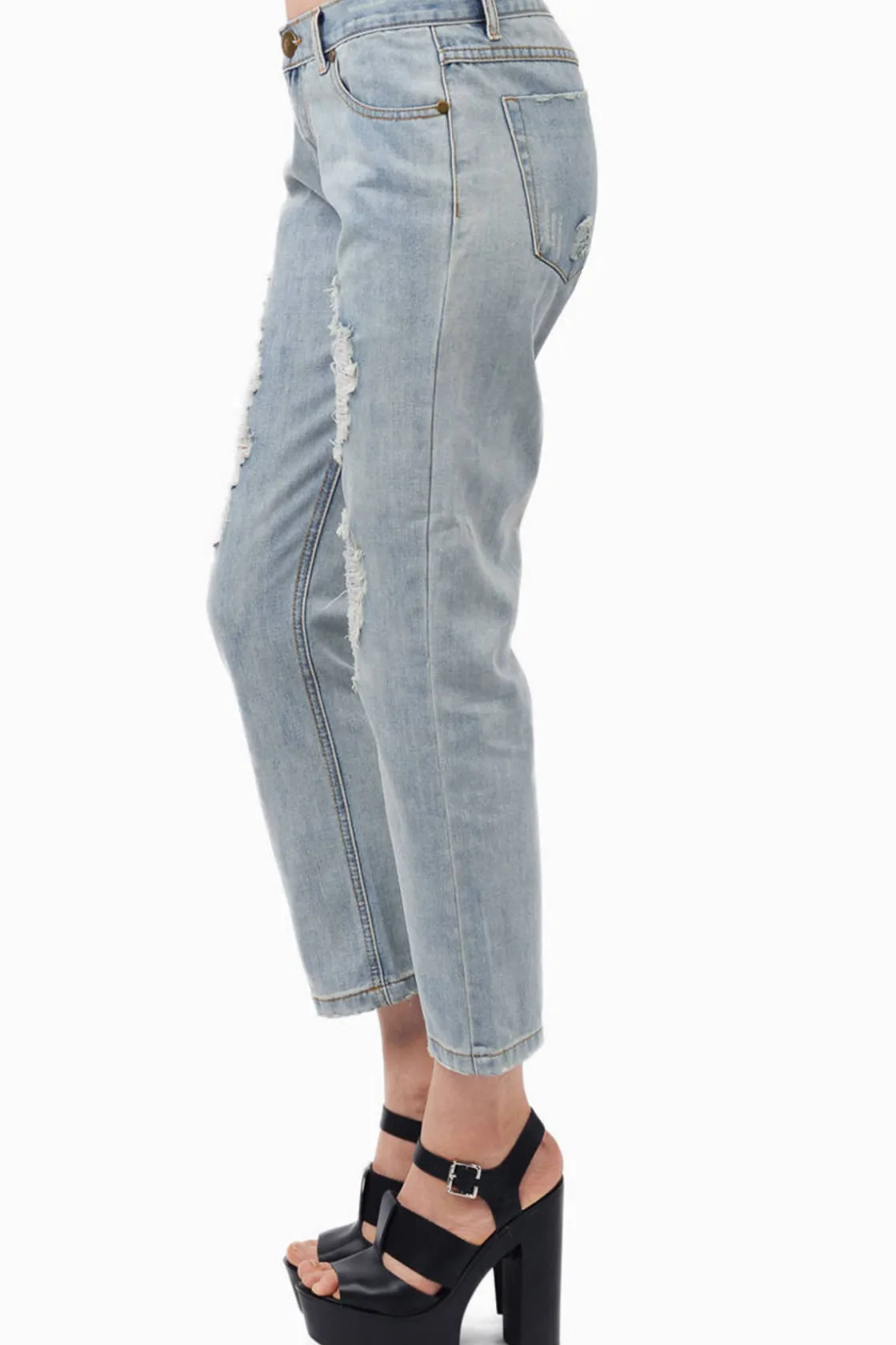 Tobi Hampton Distressed Jeans -