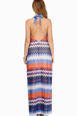 Tobi Happy Daze Lace Up Backless Maxi Dress -