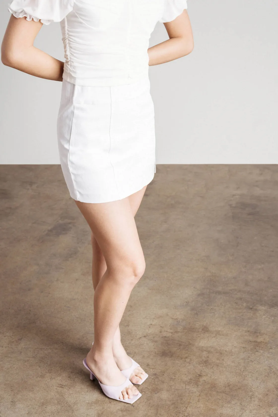 Tobi Harriet Slit Mini Skirt -