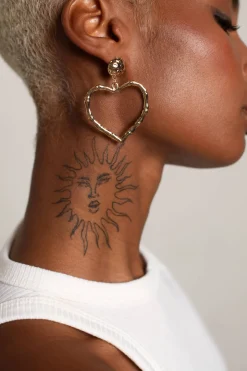 Tobi Heart Knocker Earrings -