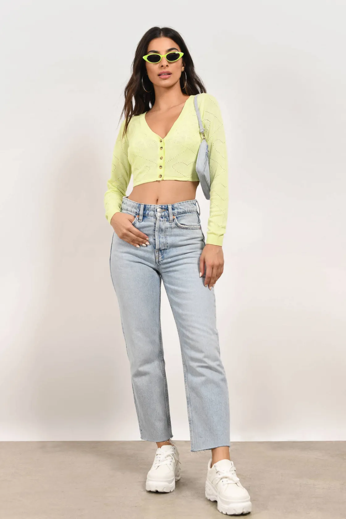 Tobi Hearts Align Crop Top -