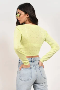 Tobi Hearts Align Crop Top -