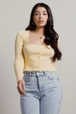 Tobi Helaire Lace Trim Top -