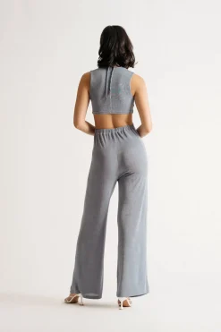Tobi Hera Cutout Jumpsuit - Black