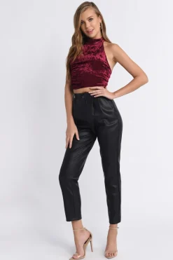 Tobi Higher Ground Crop Top - Blush