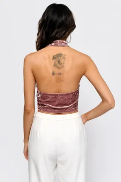 Tobi Higher Ground Crop Top - Blush