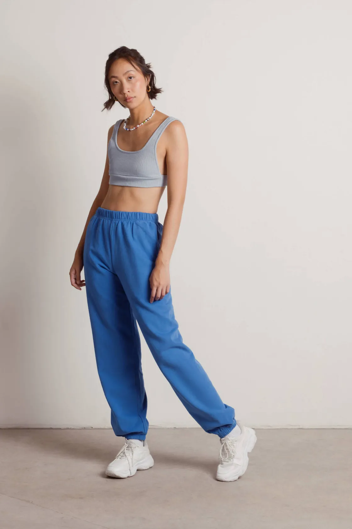 Tobi Homebody Stretchy Sweatpants - Green