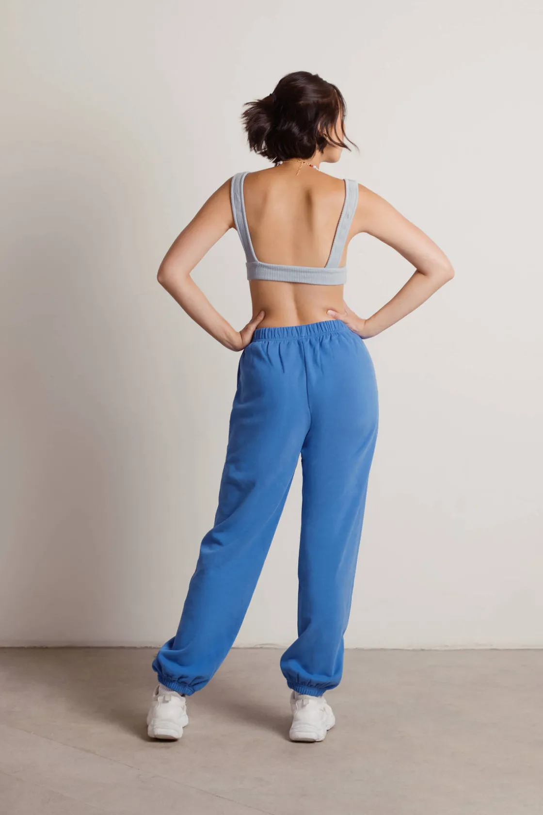 Tobi Homebody Stretchy Sweatpants - Green