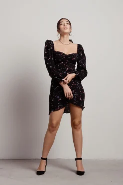 Tobi How Graceful Floral Bustier Mini Dress -