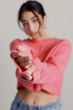 Tobi I Need This Candy Ribbed Sweater -