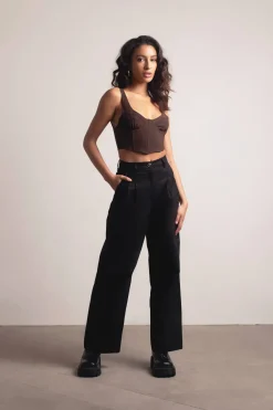 Tobi In My Eyes Wide Leg Pants - Beige