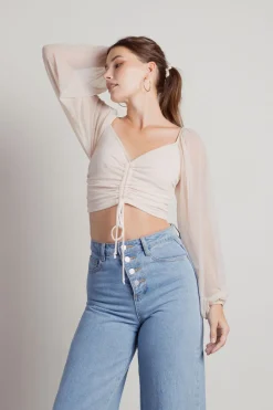 Tobi In The Abyss Crop Top - Green
