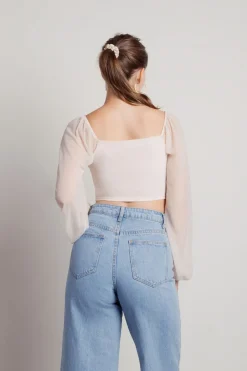 Tobi In The Abyss Crop Top - Green