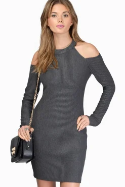 Tobi In The Knit Of Time Cutout Bodycon Mini Dress -