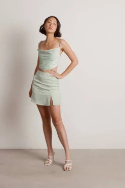 Tobi Is It Over Floral Mini Skirt -