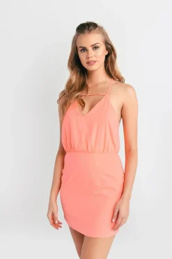 Tobi Isla Cutout Open Back Mini Dress -