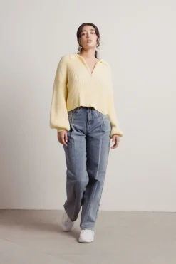 Tobi Issa Vibe Ribbed Sweatshirt -