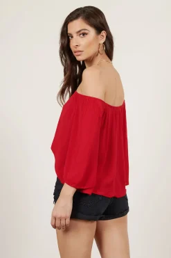 Tobi It's Alright Off The Shoulder Blouse -