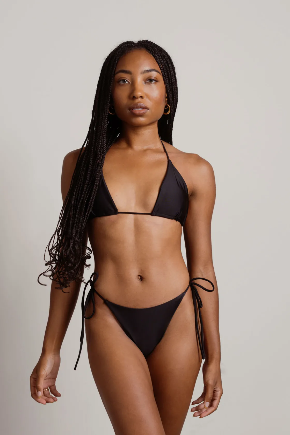Tobi Itty Bitty Strappy Bikini Set - White