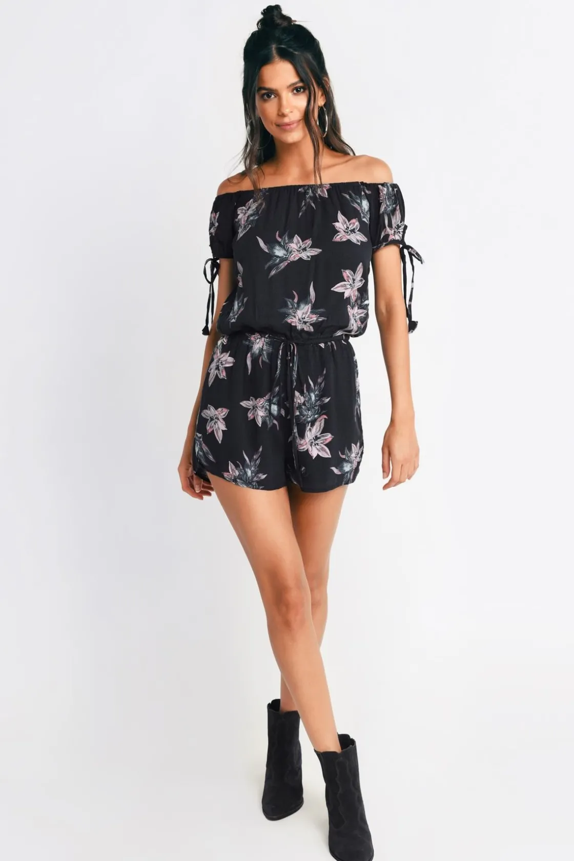 Tobi Ivy Off The Shoulder Romper -