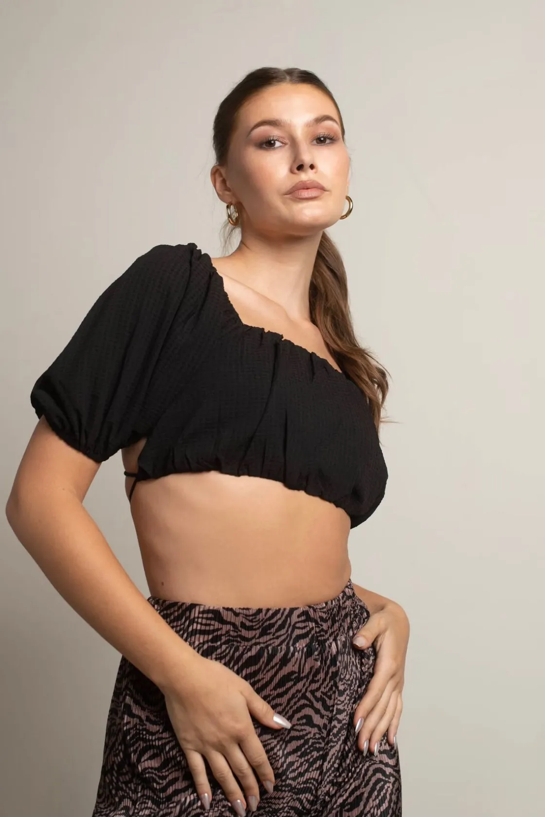 Tobi Jacky Crop Top -