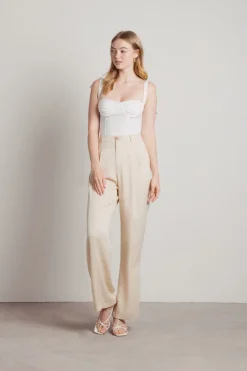 Tobi Jacques Corset Bodysuit - Brown