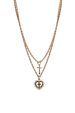 Tobi Ja'dame Rosary Layered Necklace -
