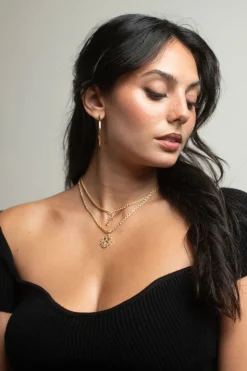 Tobi Ja'dame Rosary Layered Necklace -