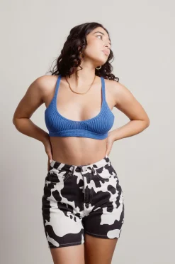 Tobi Jaded Crop Top - Tan