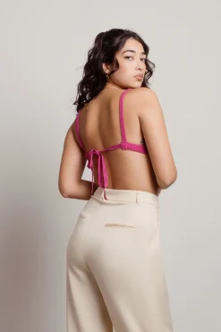 Tobi Jaded Crop Top - Tan