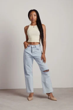 Tobi Jake Crop Top - Yellow