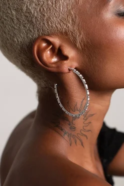 Tobi Jaw Dropper Rhinestones Hook Earrings -