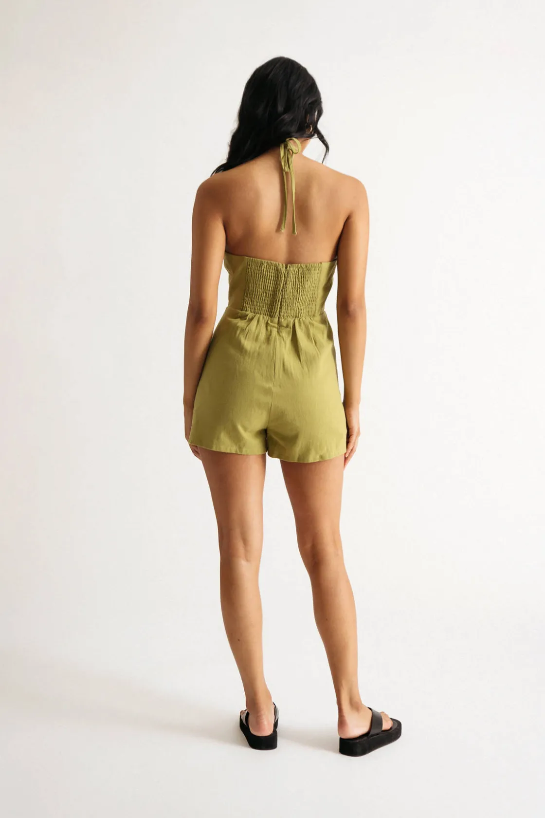 Tobi Jeanine Halter Romper -
