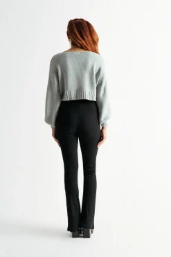 Tobi Jeanine Ribbed Sweater - Teal