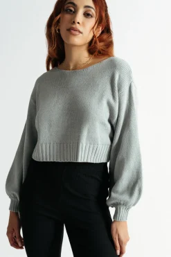 Tobi Jeanine Ribbed Sweater - Teal