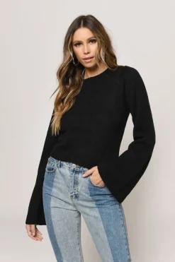 Tobi Jeannie Crop Top - Black