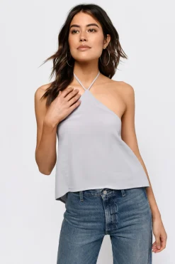 Tobi Jen Open Back Top - Grey