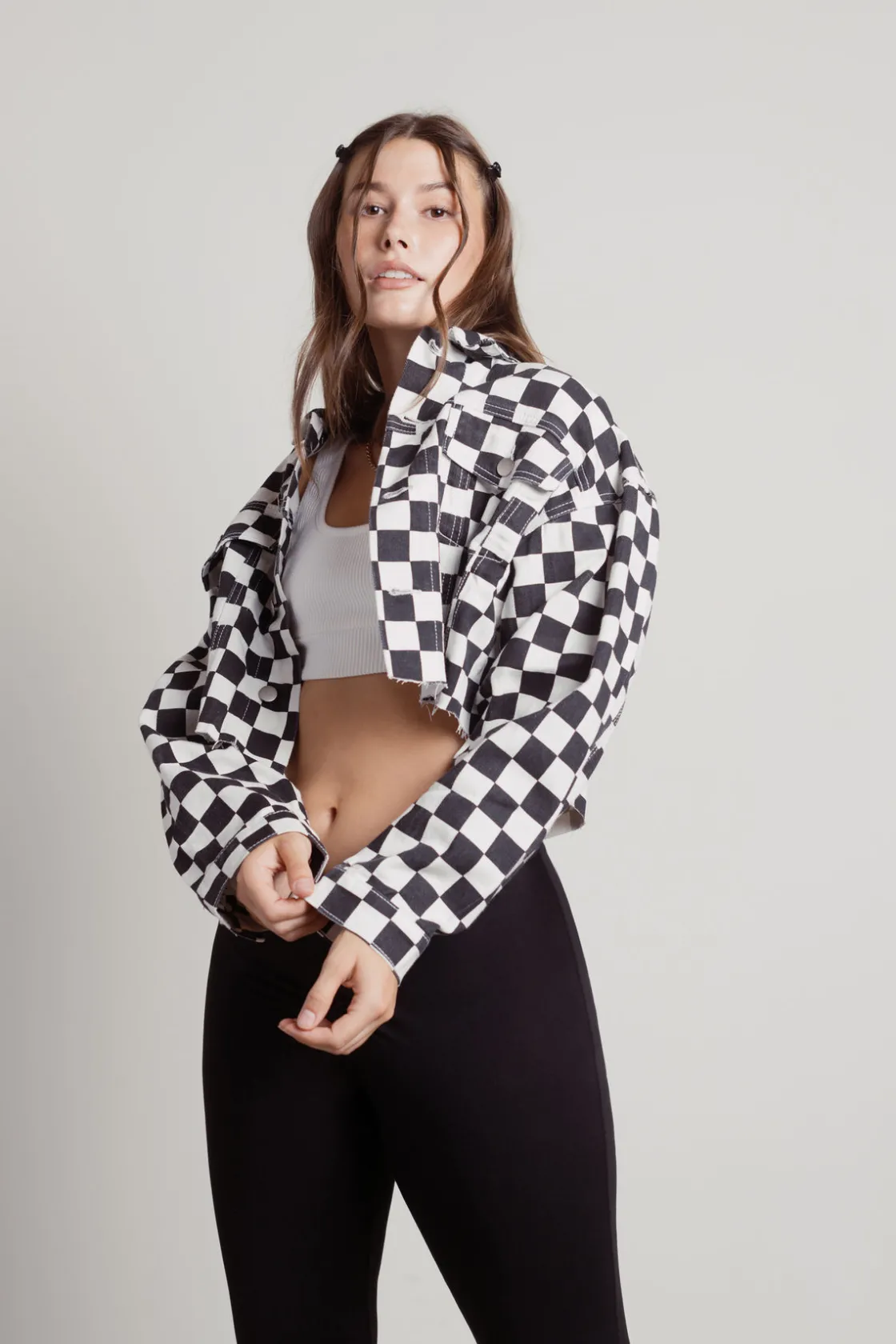 Tobi Jennie Checkered Jacket -