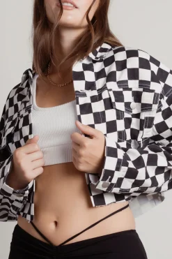 Tobi Jennie Checkered Jacket -