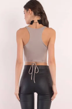 Tobi Jennifer Crop Top - White