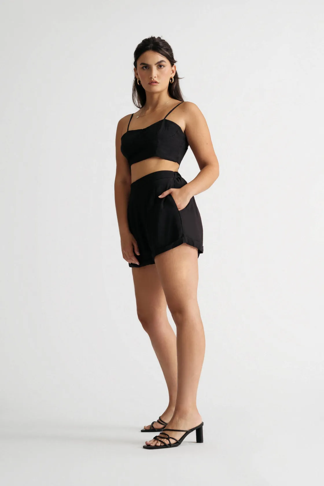 Tobi Jennifer Crop Top And Short Set -