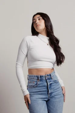 Tobi Jessie Crop Top - White