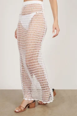 Tobi Jezabel Crochet Crop Top And Midi Skirt Set -