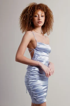 Tobi Jilly Cross Back Bodycon Mini Dress -