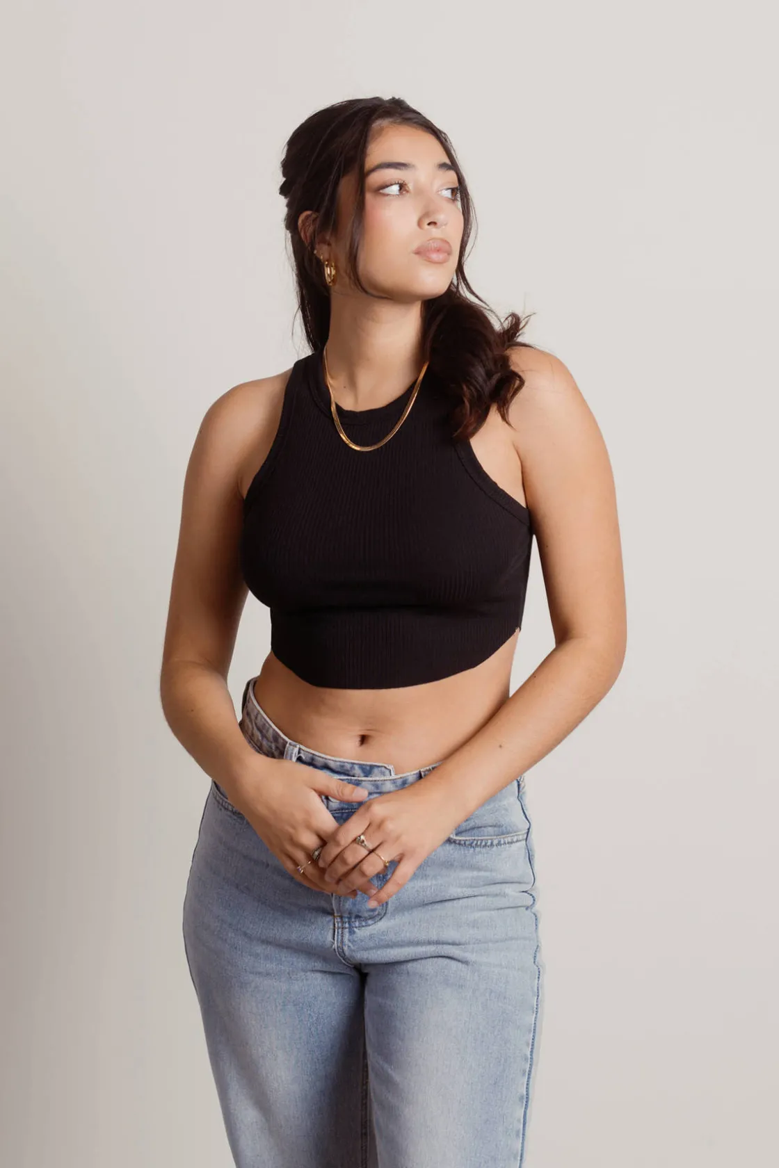 Tobi Joah Crop Top - Ivory