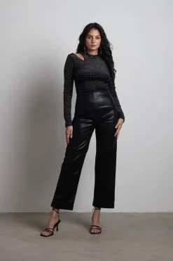 Tobi Joan Rhinestone Velvet Top -