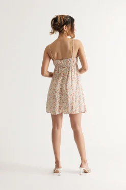Tobi Jovie Floral Babydoll Mini Dress -